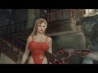 claire redfield baywatch residentevil2 claireredfield